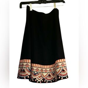 Spense Black knit skirt Rayon blend Size M